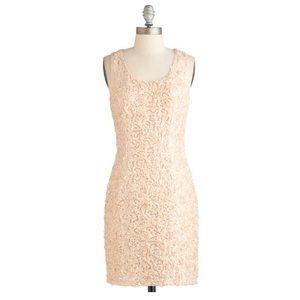 ModCloth White Wine Night Dress